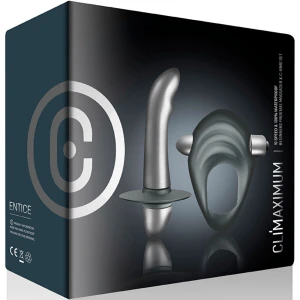 CLIMAXIMUM - ENTICE KIT COCK RING + PROSTATA VIBRATOR ANFÃNGER